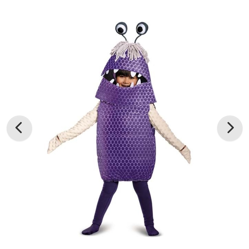 Worn Once. Disney Boo Monster’s Inc. Costume 12-18 months.